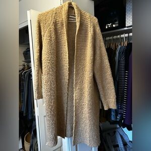 Anthropologie Textured Cream Cardigan